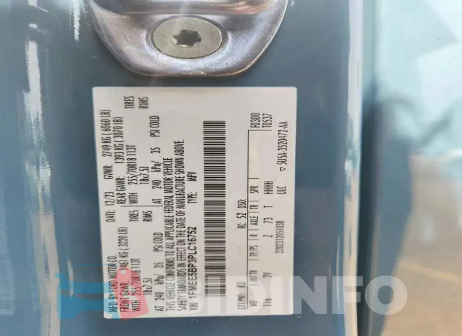 1FMEE5BP3PLC16752 Photo# 12