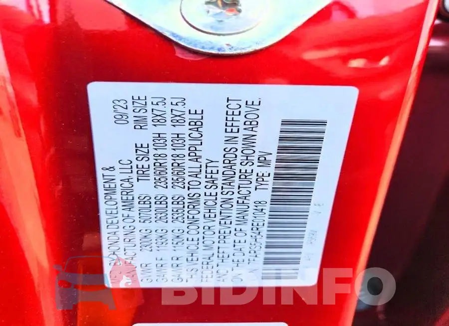 7FARS5H54RE010418 Photo# 12