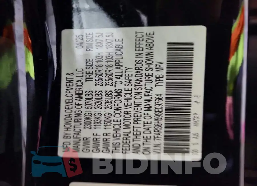 7FARS6H59SE097664 Photo# 13