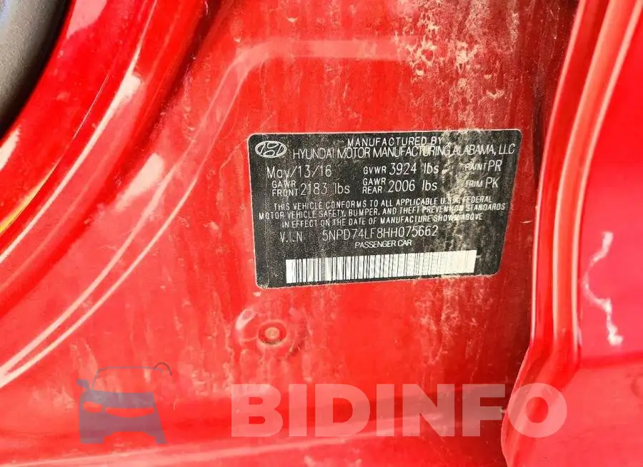 5NPD74LF8HH075662 Photo# 13