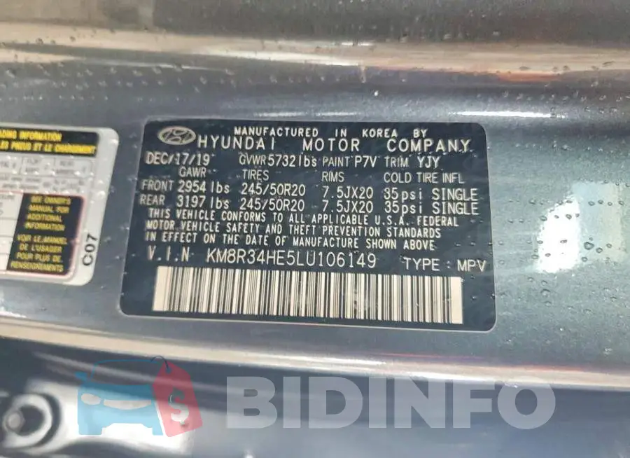KM8R34HE5LU106149 Photo# 13