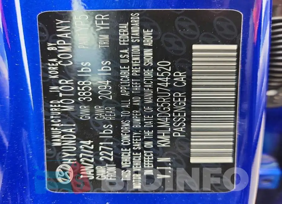 KMHLM4DG5RU744520 Photo# 12