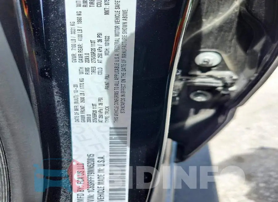 1C6SRFFT9MN520815 Photo# 12