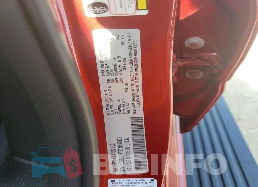 1C6SRFHT9TN340651 Photo# 12