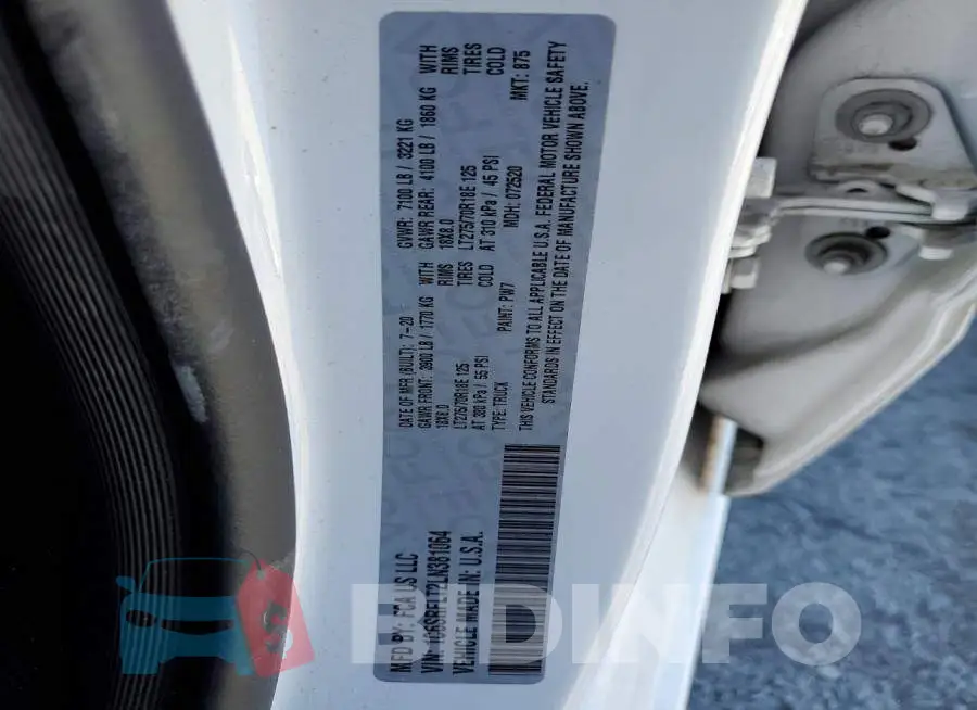 1C6SRFLT2LN381064 Photo# 12