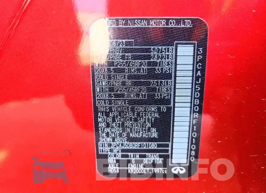 3PCAJ5DB0RF101080 Photo# 13