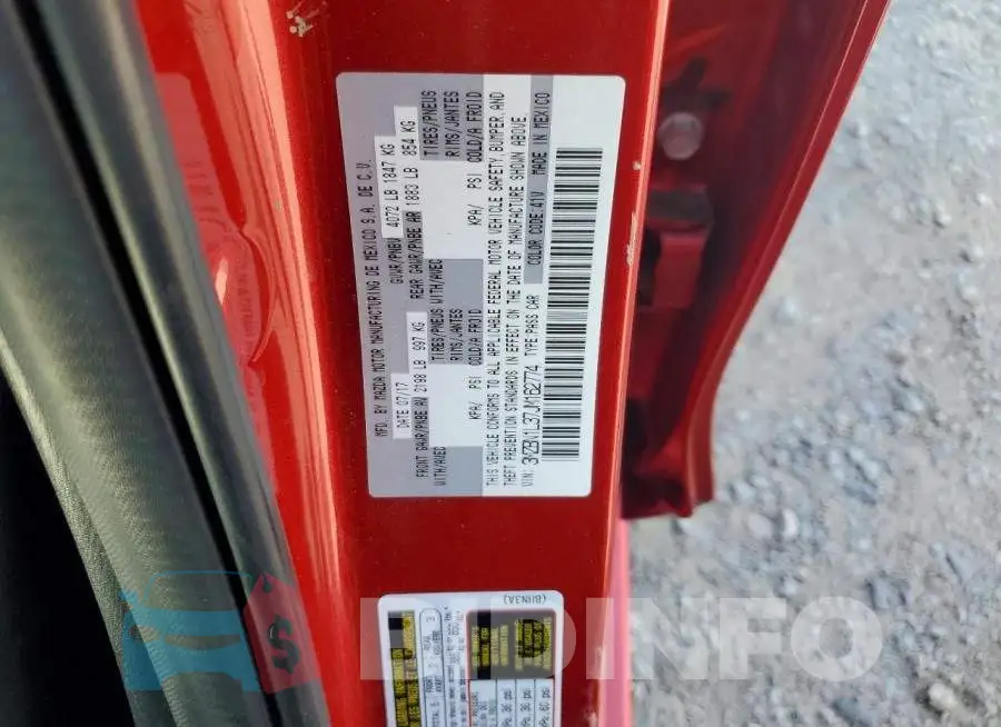 3MZBN1L37JM162774 Photo# 12