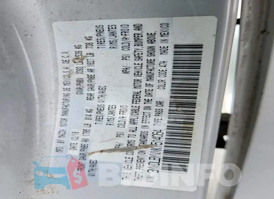 3MYDLBYVXKY514064 Photo# 13