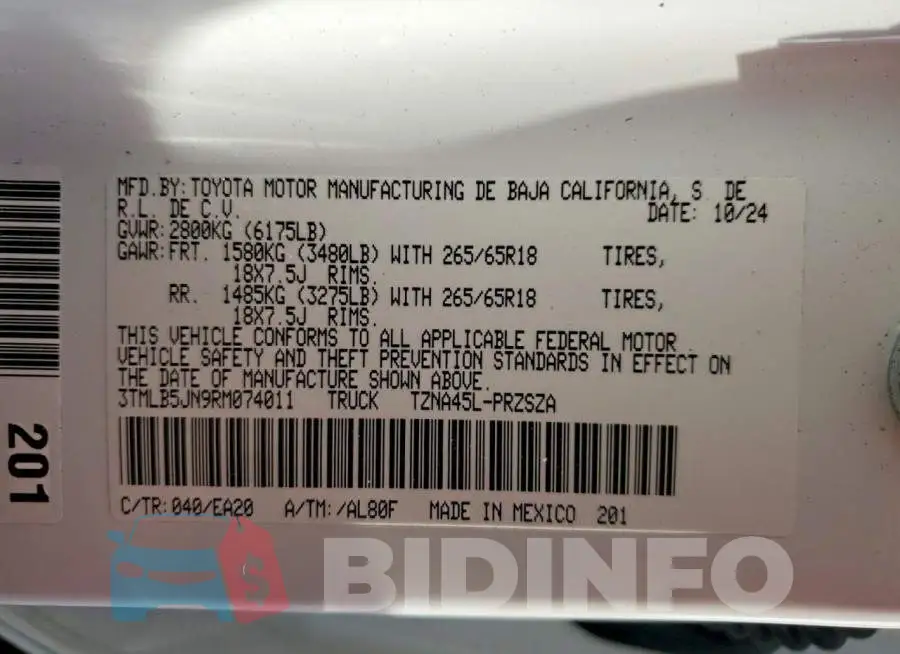 3TMLB5JN9RM074011 Photo# 12