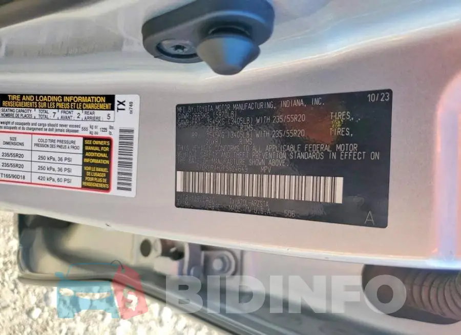 5TDKDRAH2PS524649 Photo# 12