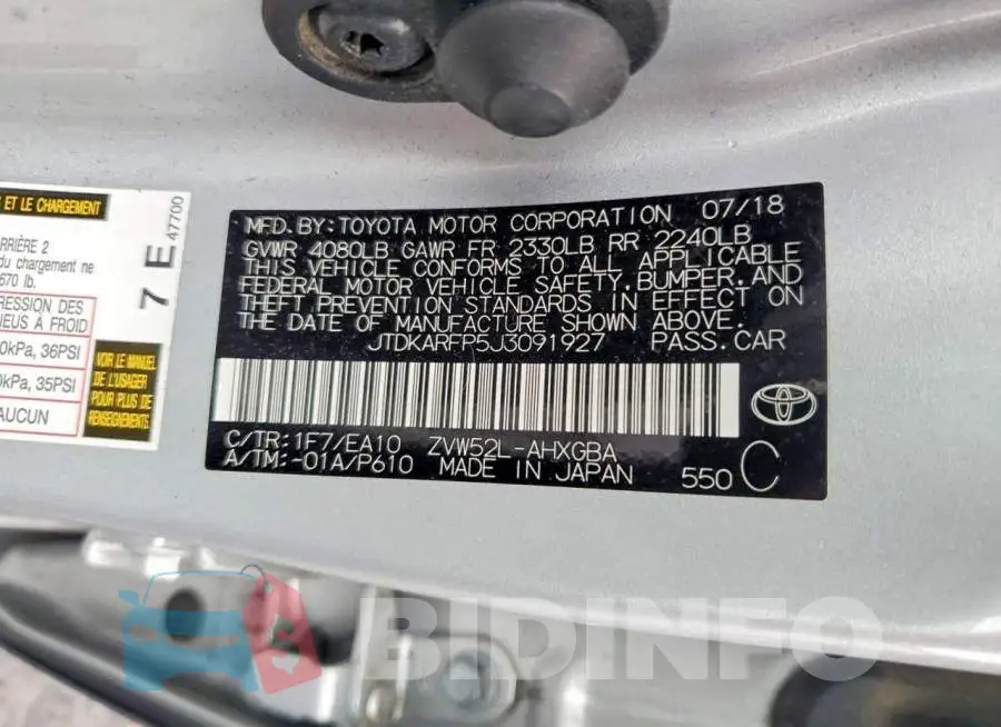JTDKARFP5J3091927 Photo# 12