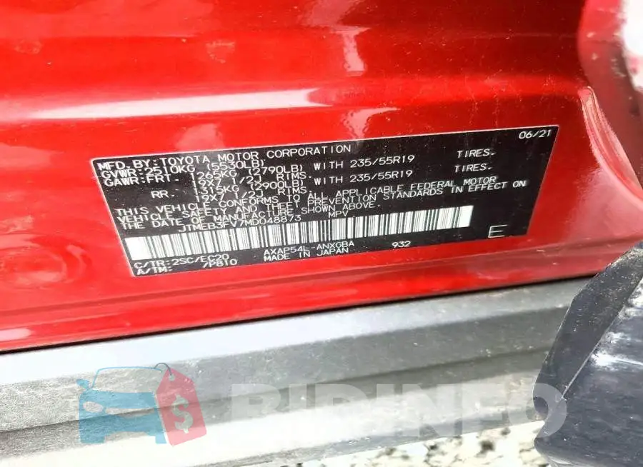 JTMEB3FV7MD048873 Photo# 13