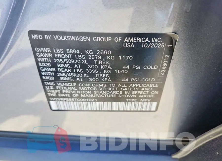 1V2VRPE85TC001021 Photo# 14