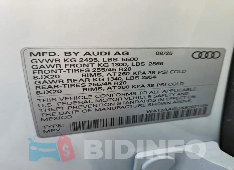WA12AAGUXS2071728 Photo# 13