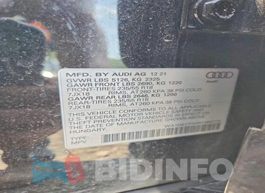 WA1DECF34N1066729 Photo# 13