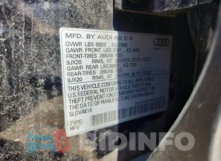 WA1VAAF72HD034193 Photo# 12