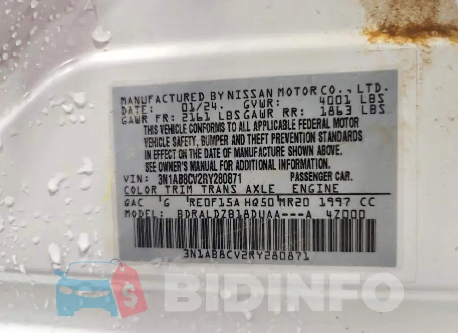 3N1AB8CV2RY280871 Photo# 12