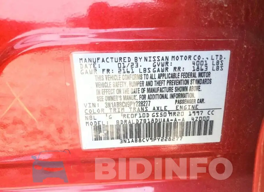 3N1AB8CV9PY228277 Photo# 12