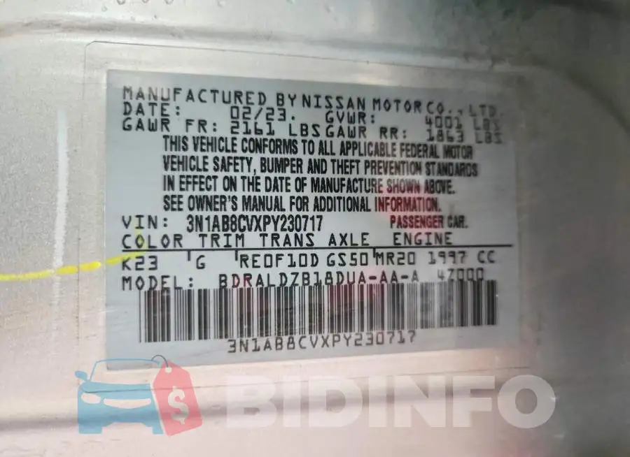 3N1AB8CVXPY230717 Photo# 12