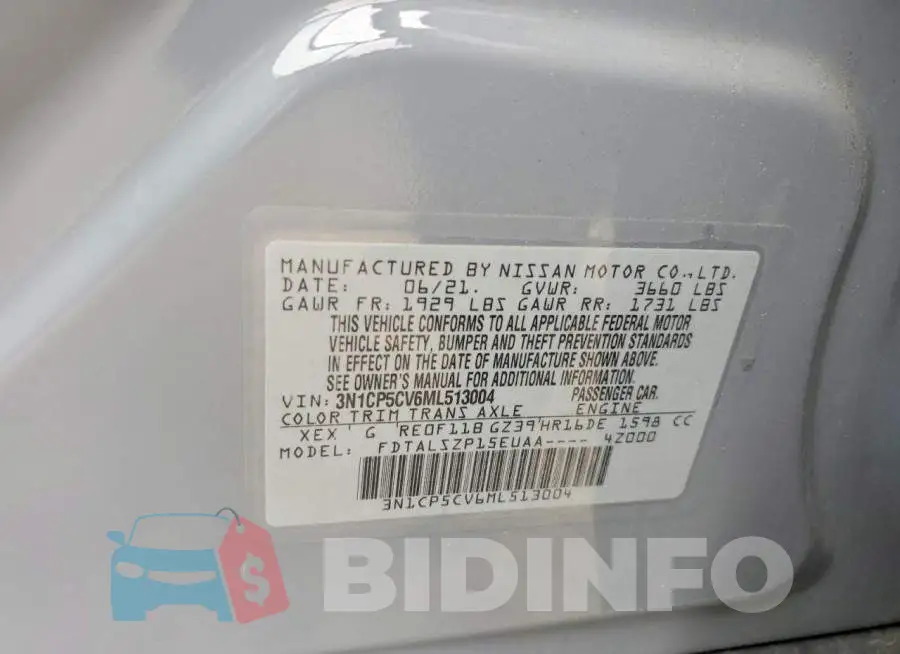 3N1CP5CV6ML513004 Photo# 12