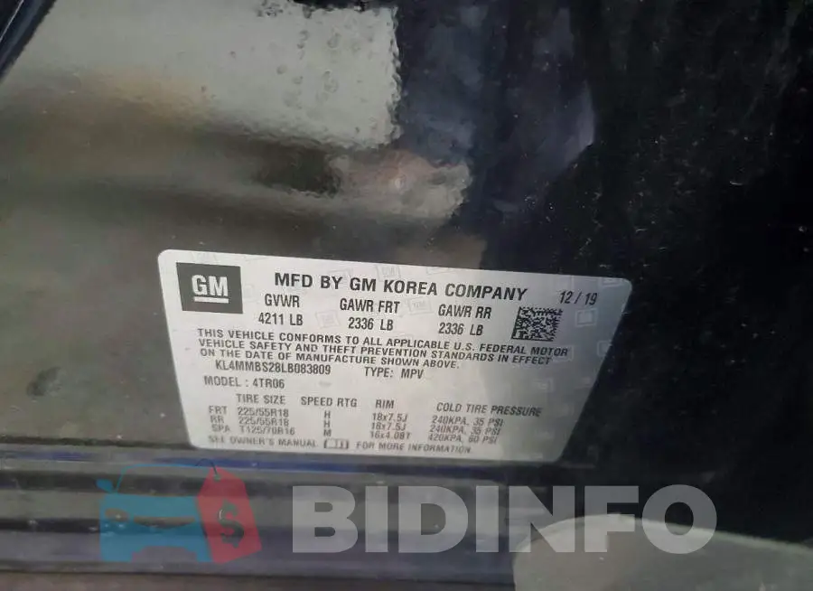 KL4MMBS28LB083809 Photo# 12