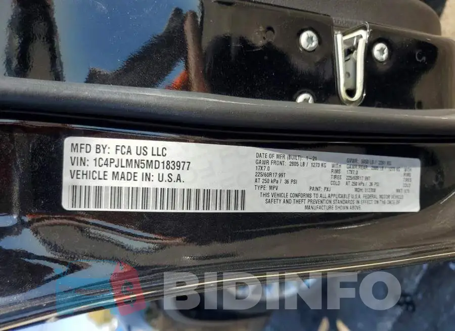 1C4PJLMN5MD183977 Photo# 13