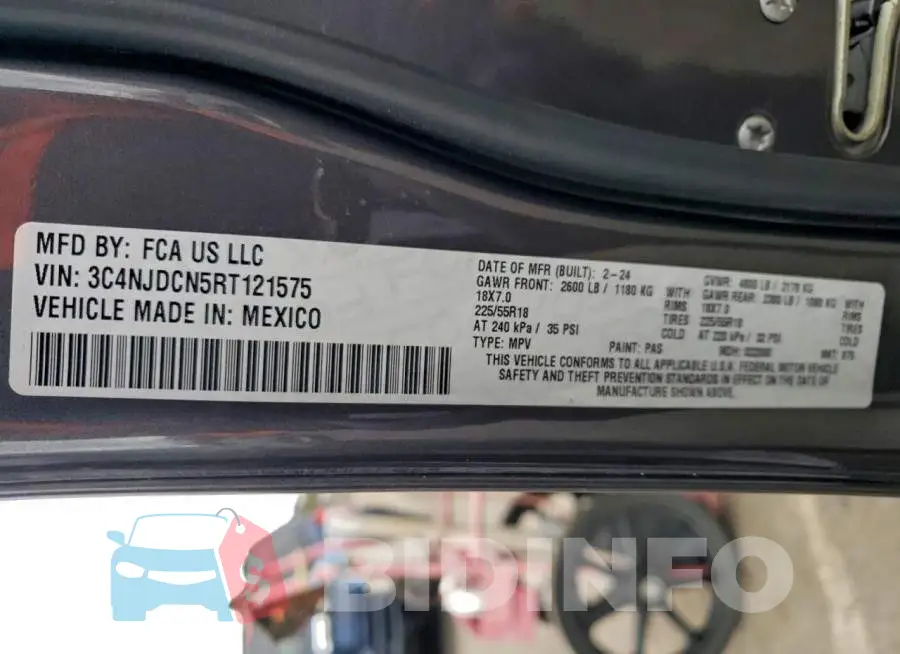 3C4NJDCN5RT121575 Photo# 13
