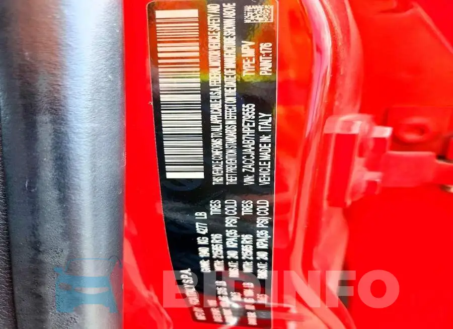 ZACCJAAB7HPE79555 Photo# 12