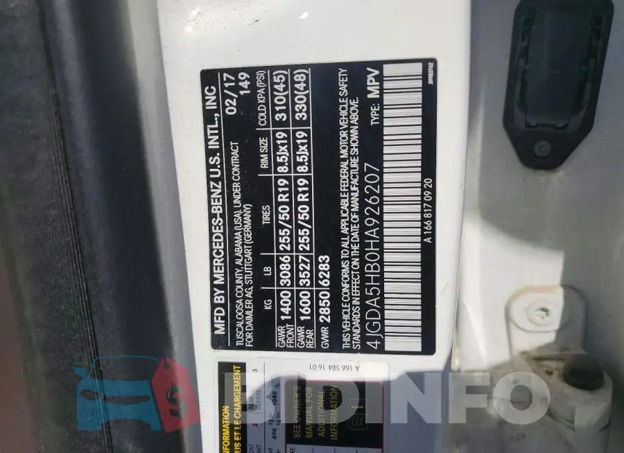 4JGDA5HB0HA926207 Photo# 13
