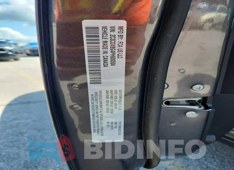 2C3CDXBG4PH600504 Photo# 12