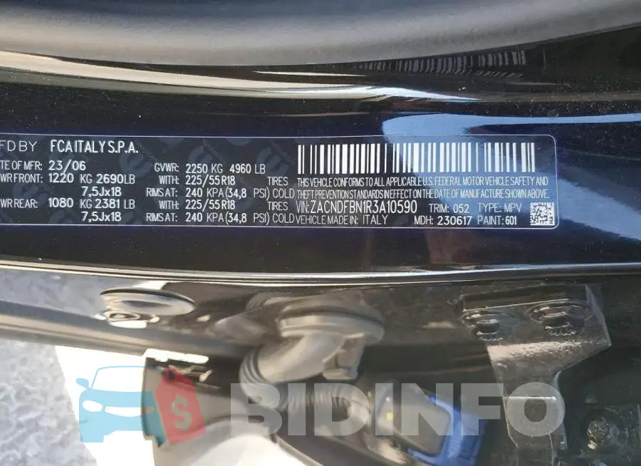 ZACNDFBN1R3A10590 Photo# 14