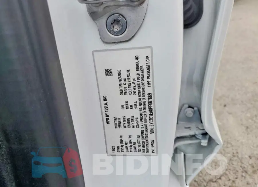5YJ3E1EA8PF687889 Photo# 12