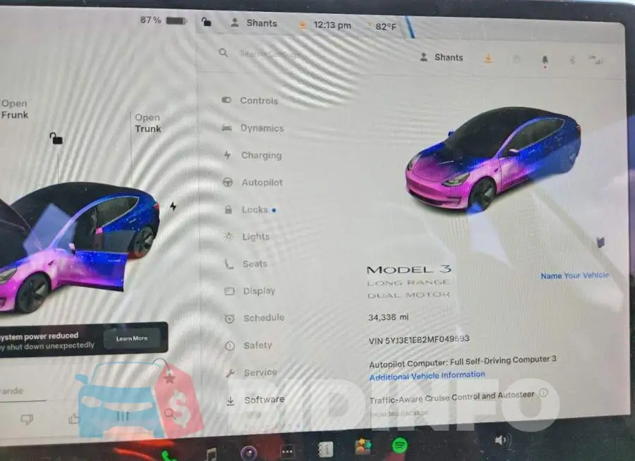 5YJ3E1EB2MF049593 Photo# 9