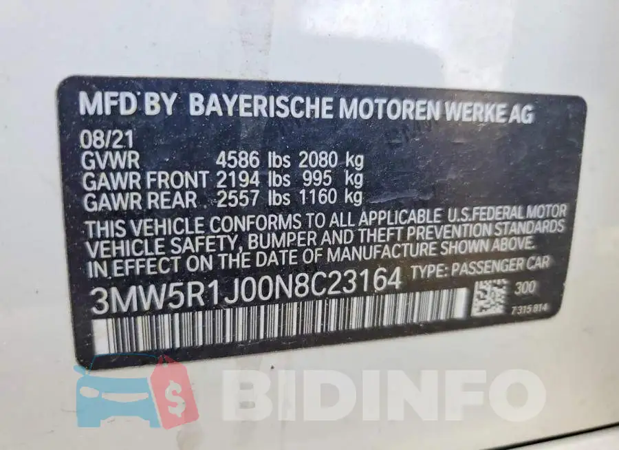 3MW5R1J00N8C23164 Photo# 12