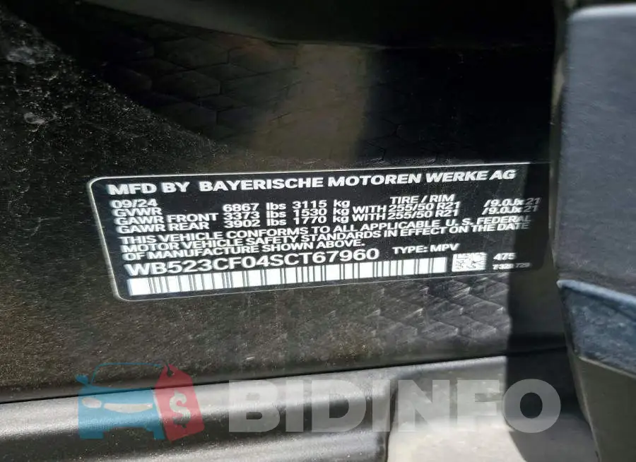 WB523CF04SCT67960 Photo# 13