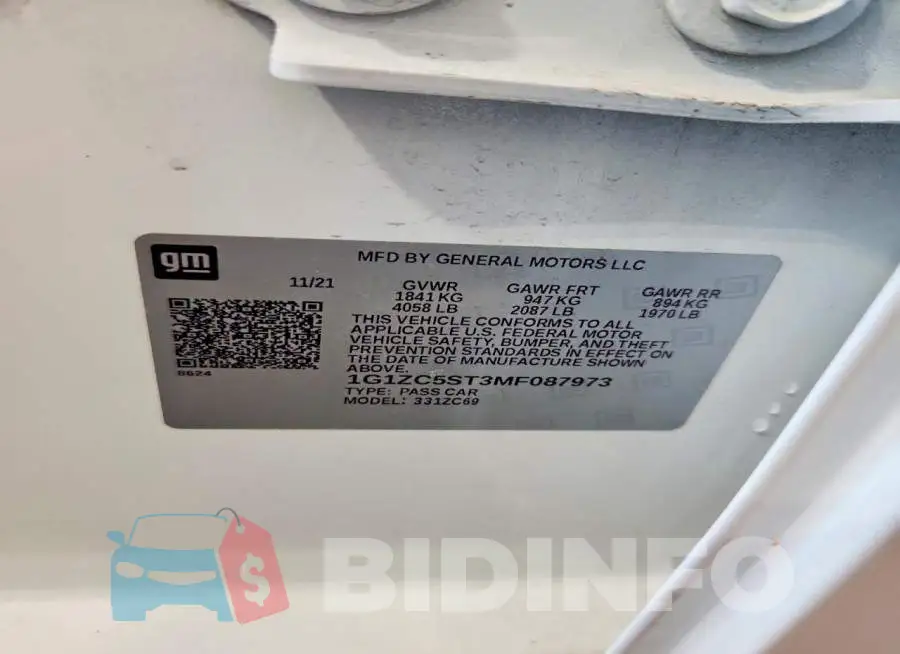 1G1ZC5ST3MF087973 Photo# 12