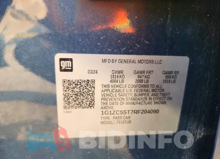 1G1ZC5ST7RF204090 Photo# 12