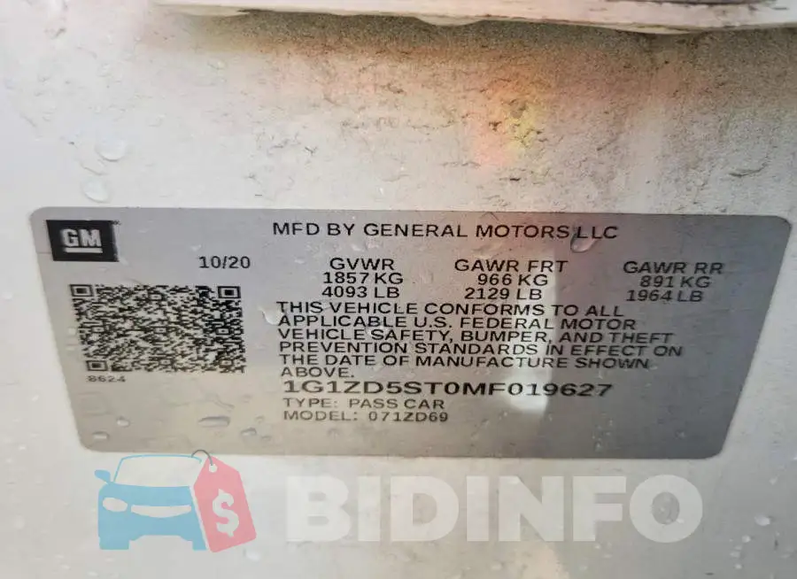 1G1ZD5ST0MF019627 Photo# 12