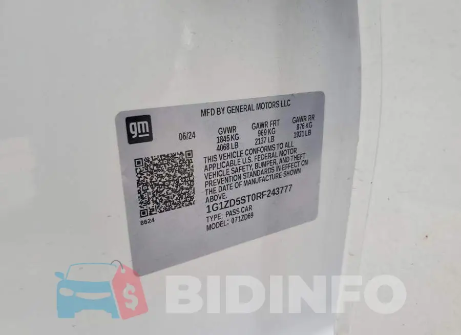 1G1ZD5ST0RF243777 Photo# 12