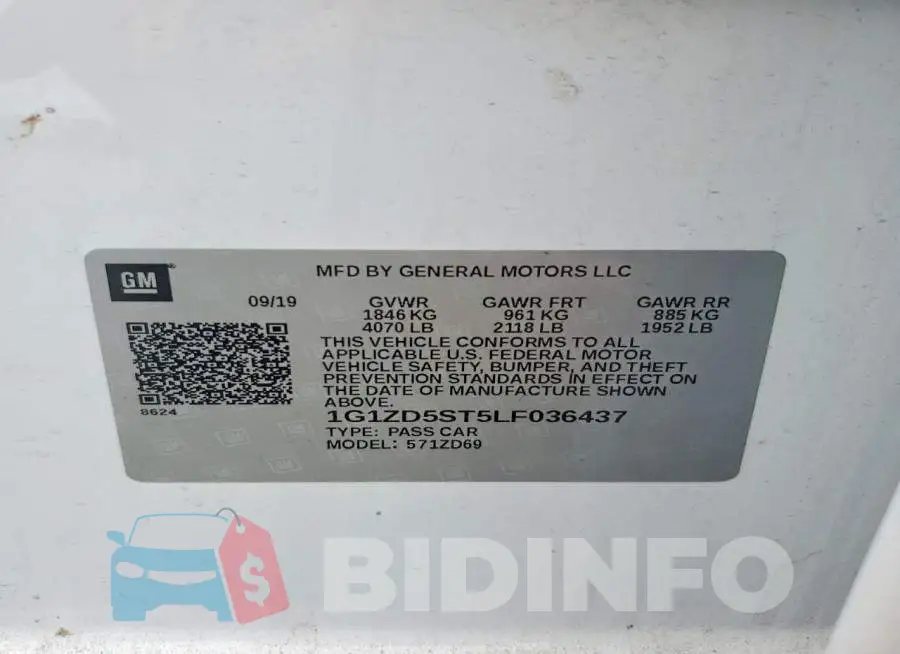 1G1ZD5ST5LF036437 Photo# 12