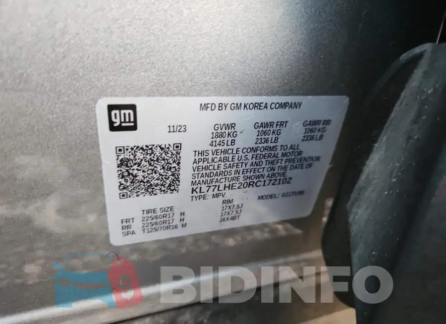 KL77LHE20RC172102 Photo# 13