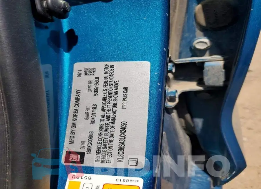 KL8CB6SA3LC424090 Photo# 12