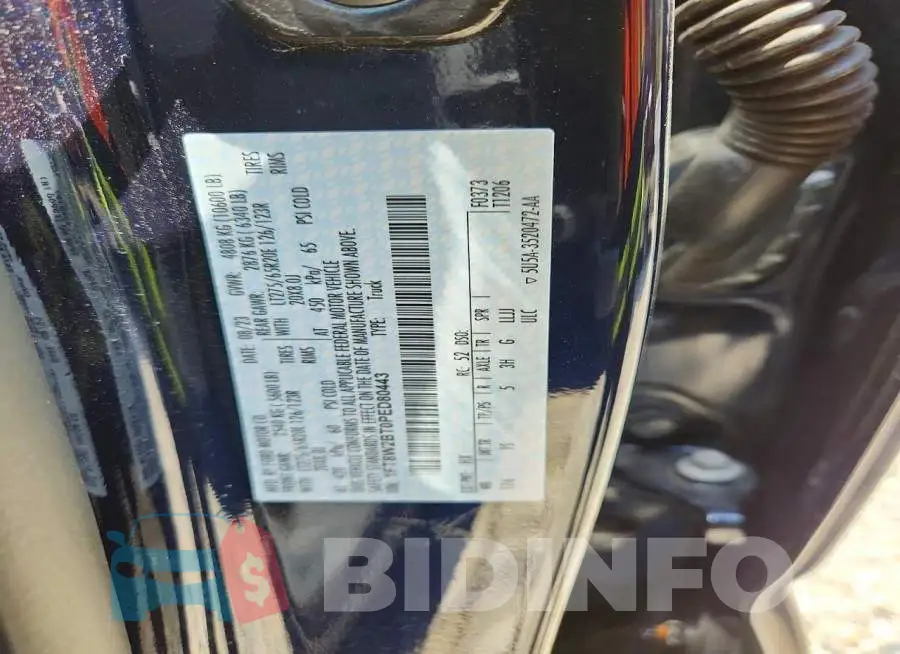 1FT8W2BT0PED80443 Photo# 12