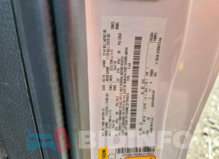1FTER1FHXMLD18923 Photo# 12