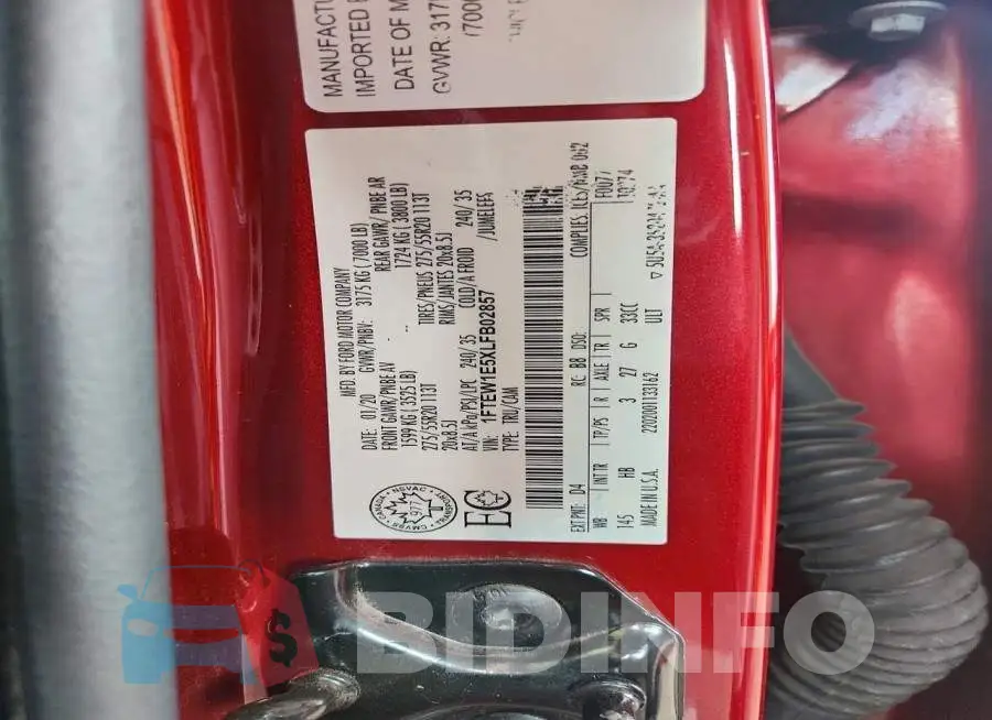 1FTEW1E5XLFB02857 Photo# 12