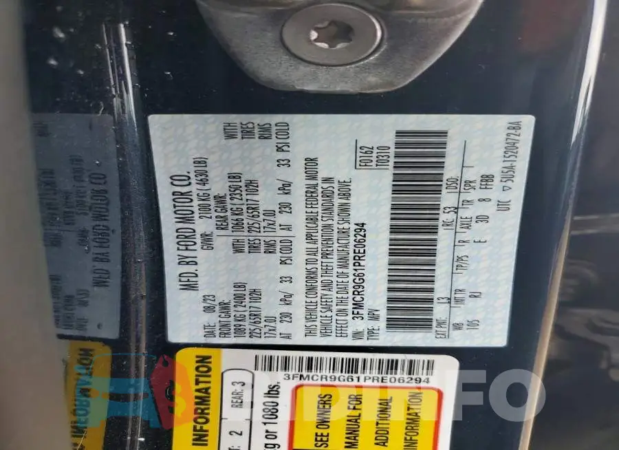 3FMCR9G61PRE06294 Photo# 13