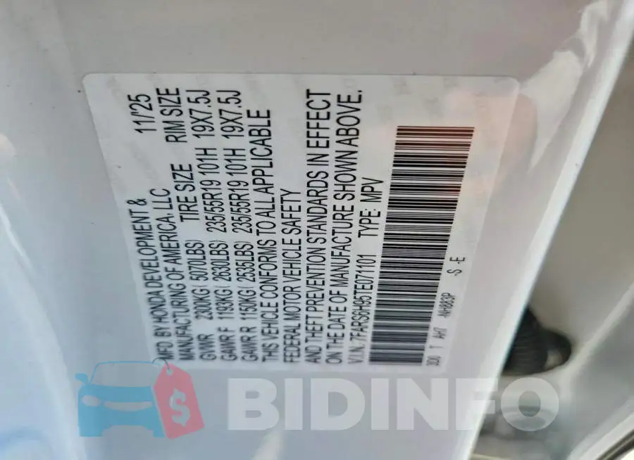 7FARS6H95TE071101 Photo# 13