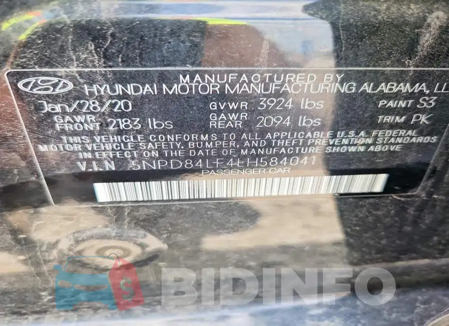 5NPD84LF4LH584041 Photo# 12