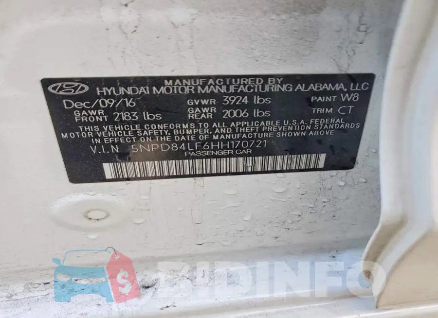 5NPD84LF6HH170721 Photo# 12