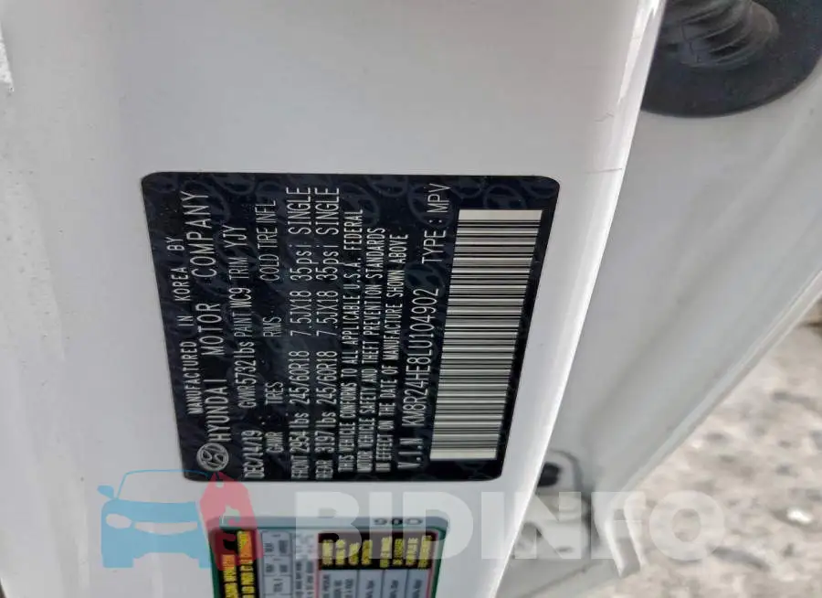 KM8R24HE8LU104902 Photo# 12
